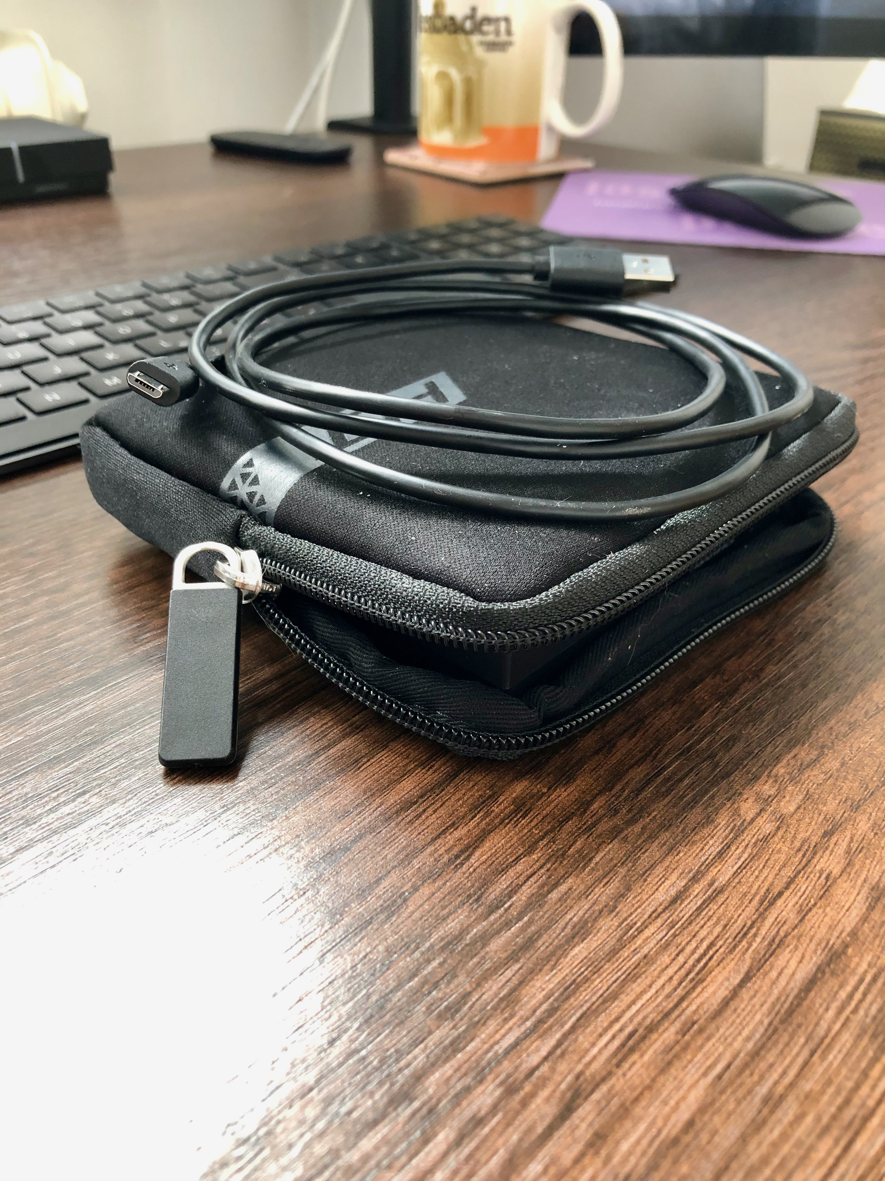 The Poly Calisto 7200 is portable